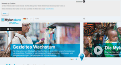 Desktop Screenshot of mylan-dura.de